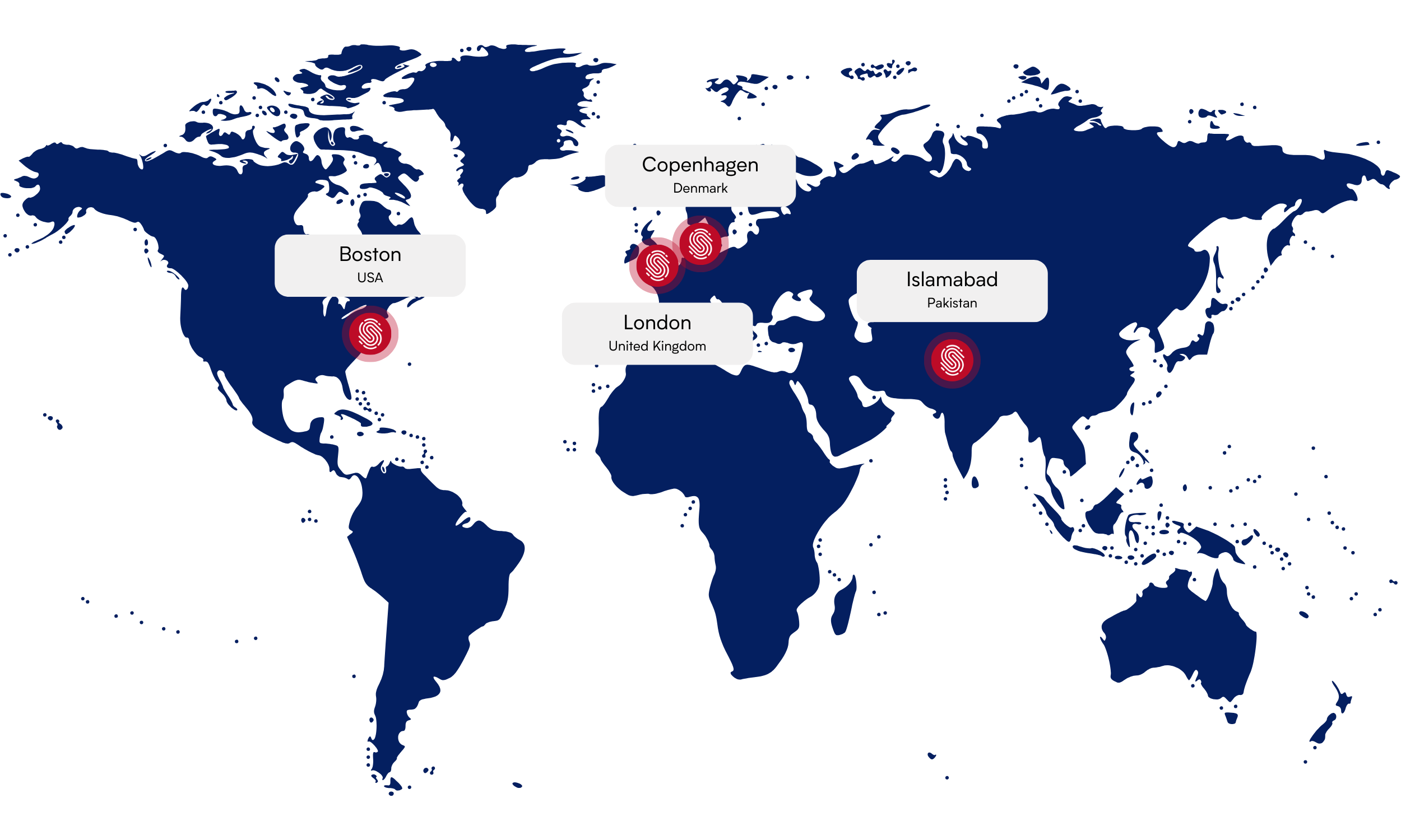StableLogic Global Presence — London, Boston, Copenhagen, Islamabad